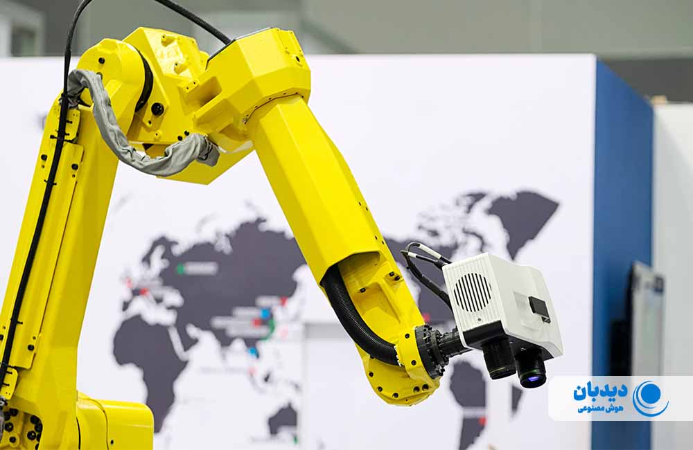 ربات صنعتی با بینایی ماشین